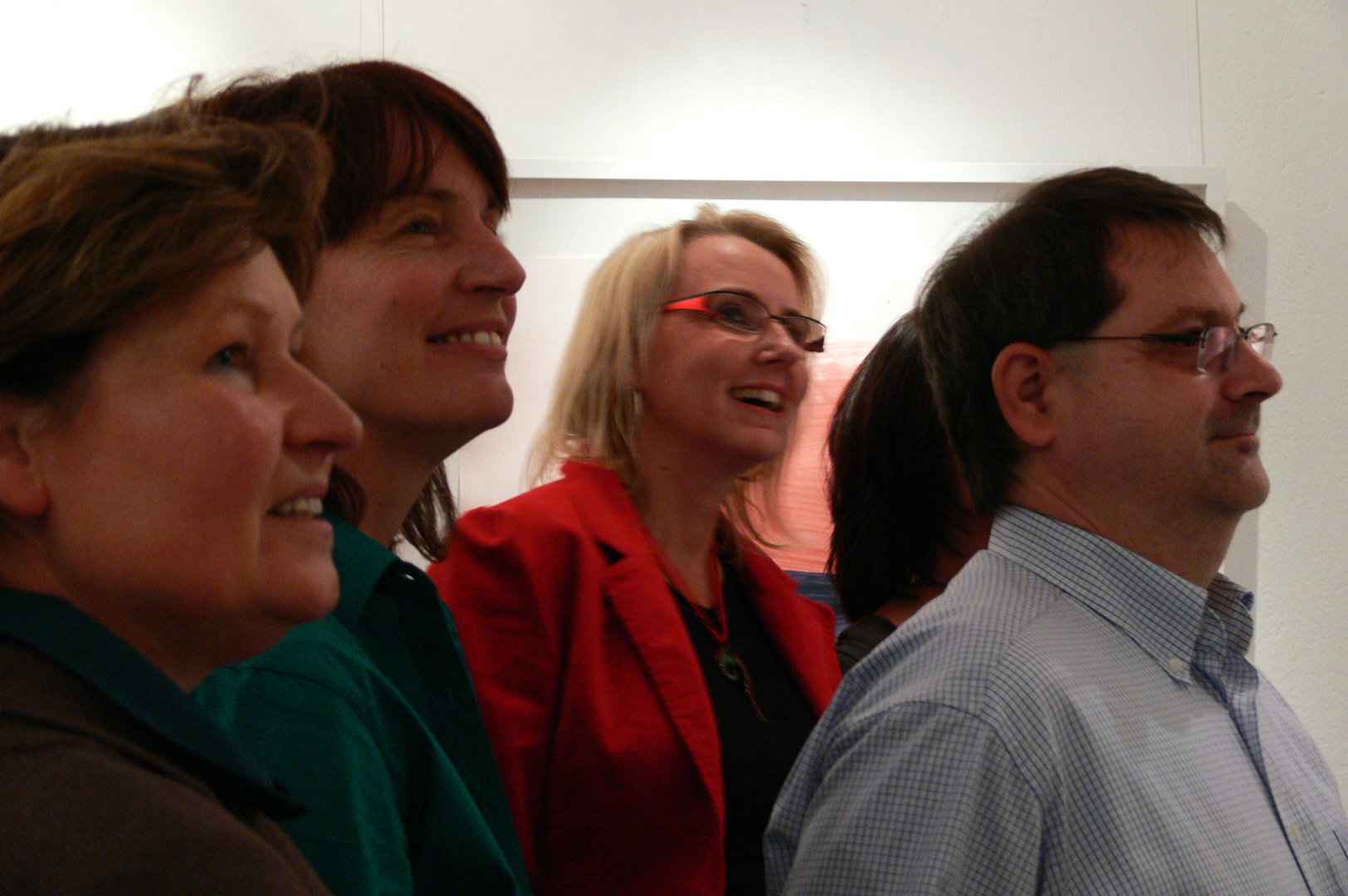 (v. links nach rechts): Helga, Barbara, Kirsten, Peter (Monika, hinter Peter verdeckt)